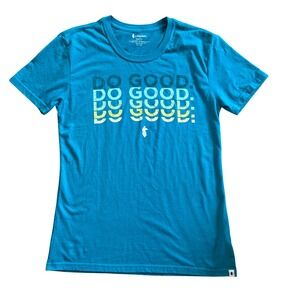 Cotopaxi Do Good Graphic Tee‎ Recycled Blend Short Sleeve Top Womens Medium